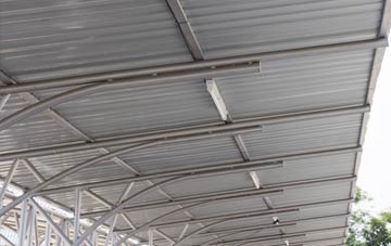 installing Treleddyd Fawr metal roofing