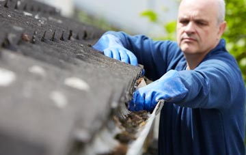 cleaning and inspecting Treleddyd Fawr roofs
